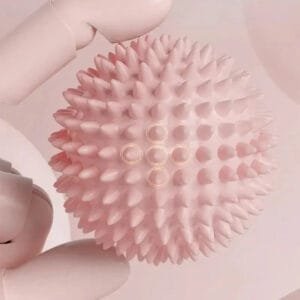 Boule de Massage Rose à Pointes pour une Libération Myofasciale Efficace