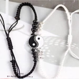 Bracelet de Couple Yin Yang - Pack de 2 Accessoires Romantiques