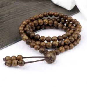 Bracelet Mala en Bois Multicouche - Accessoire élégant et Unique