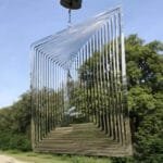 Carillon Moderne en Acier Inoxydable au Design Visuel élégant