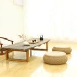 Coussin de Méditation Tatami Naturel avec Assise Stable 40x40 Cm