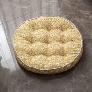 Coussin Méditation Indien en Coton pour Salon 60x60 Cm