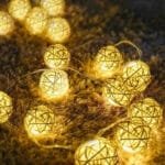 Guirlande Lumineuse en Rotin pour une Décoration Chic et Chaleureuse