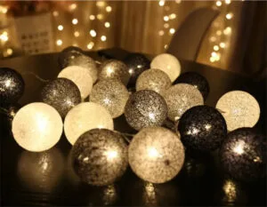 Guirlande Lumineuse en Rotin pour une Décoration élégante