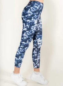 Legging de Yoga Deep Ocean Blue pour un Confort Optimal