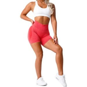 Legging de Yoga Push Up Rouge pour Confort et Style