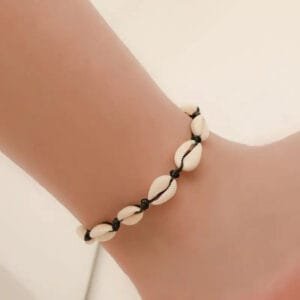 Magnifique Bracelet de Cheville en Coquillage Complément Parfait