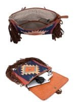 Sac à Bandoulière en Cuir Style Boho pour un Look Sophistiqué