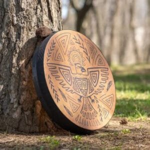 Tambour Chamanique Aigle pour une Expérience Spirituelle Apaisante