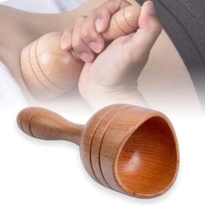 Tasse de Massage en Bois pour Détente et Soulagement Musculaire